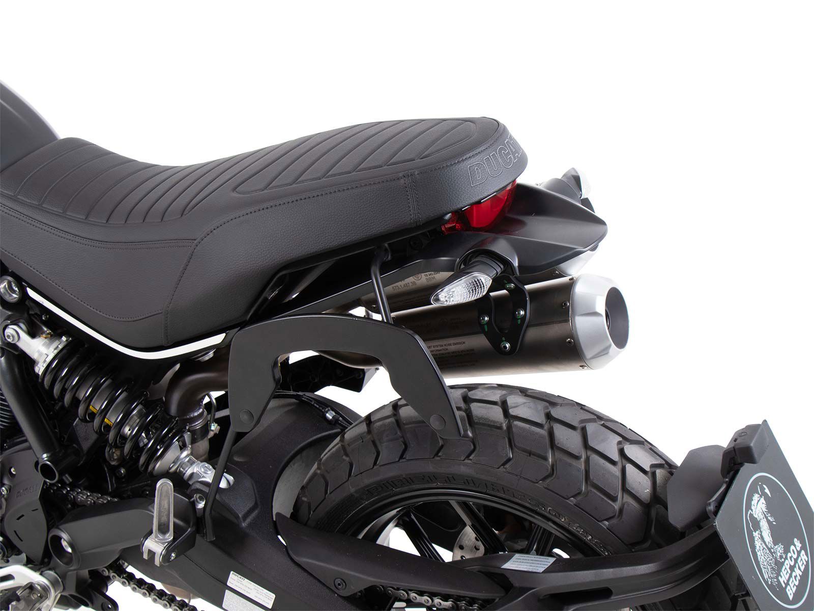 Hepco & Becker C-Bow pannier rack set LEFT for Ducati Scrambler 1100 Dark Pro from 2021