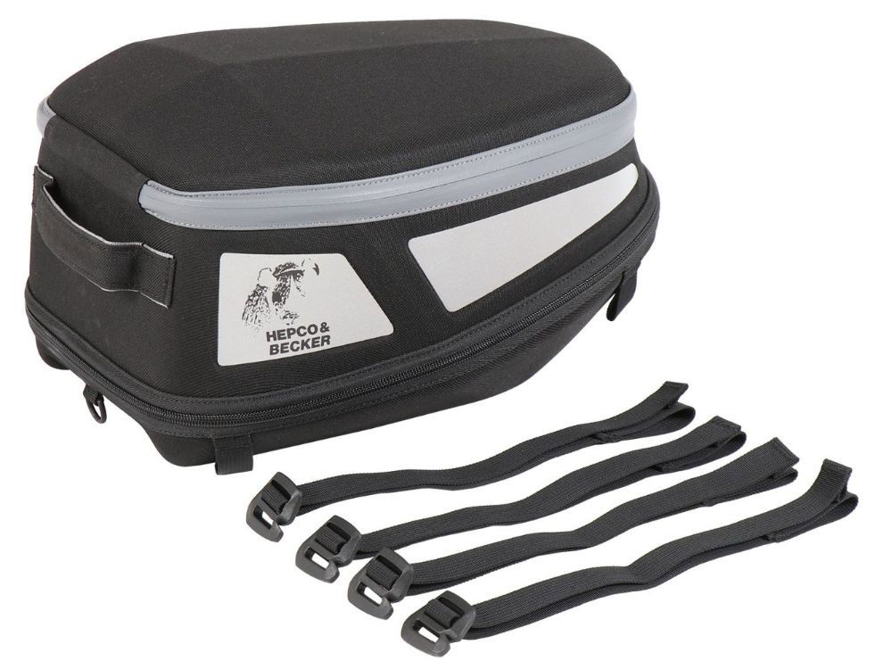 Hepco&Becker Rear bag Royster Sport black/grey including tension straps