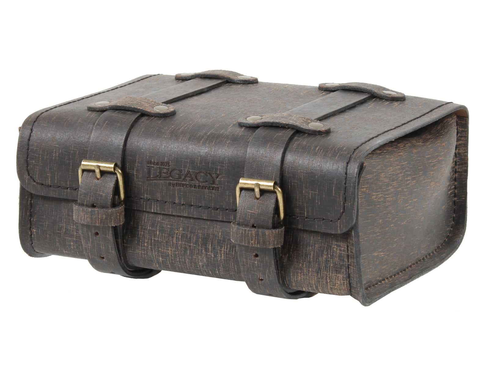 Hepco&Becker Legacy rear bag leather rugged brown