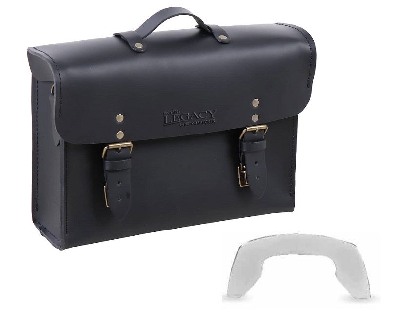 Hepco&Becker Legacy leather briefcase black C-BOW