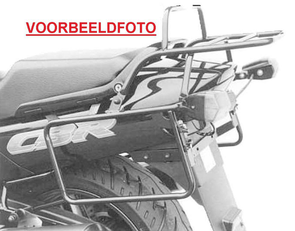 Hepco&Becker Top carrier chrome for Honda CX500 A/B/SC