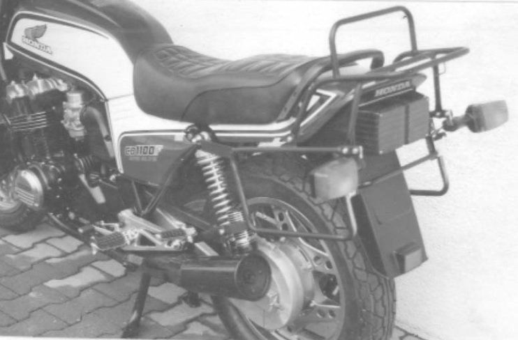 Hepco & Becker Top carrier black for Honda CB 250 Two Fifty