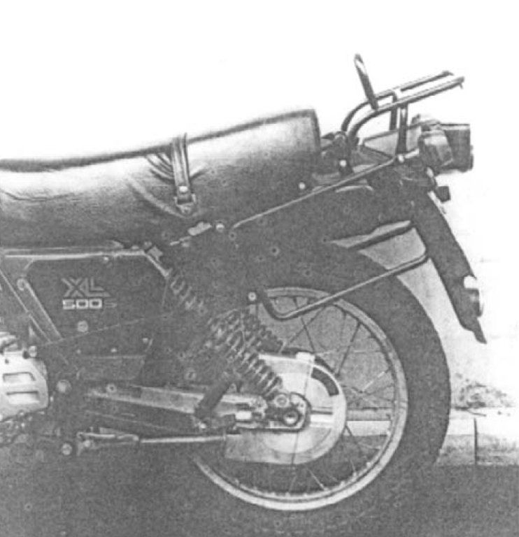 Hepco & Becker Top carrier black for Honda VT500E