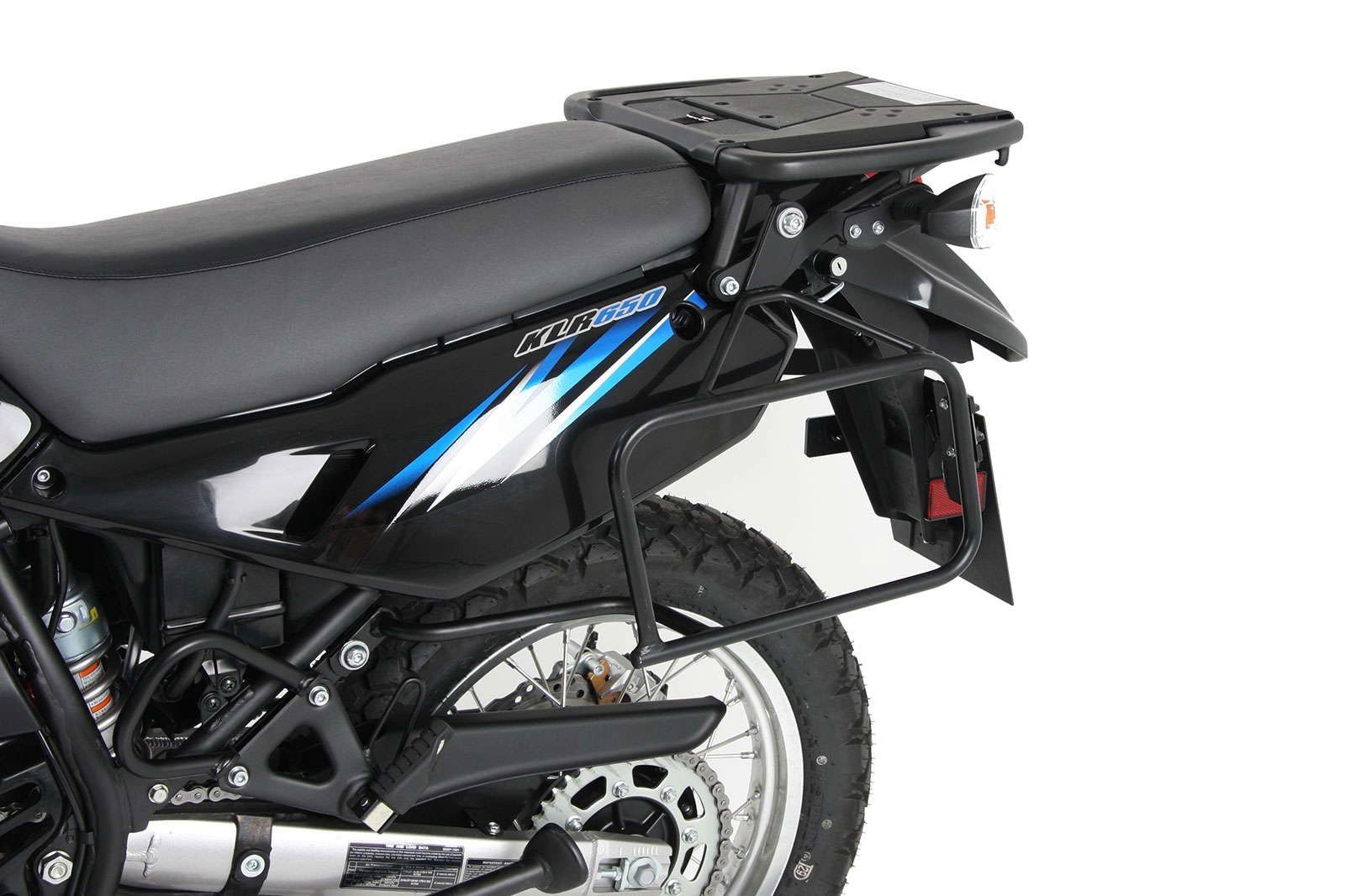 Hepco & Becker Luggage Rack Lock to it black Kawasaki KLR650 from 2008