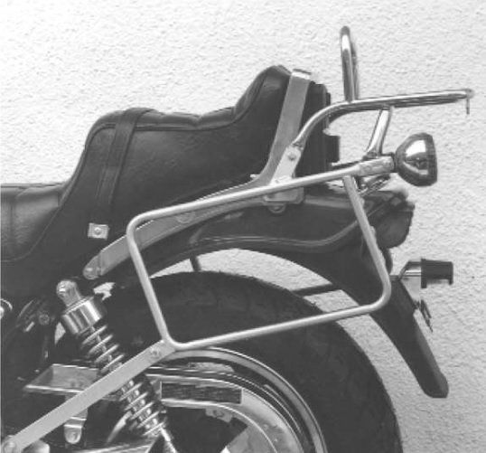 Hepco & Becker Top carrier black for Kawasaki KLR250 from 1996