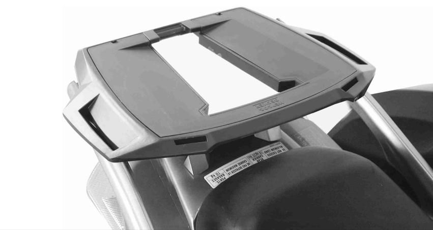 Hepco&Becker Top carrier Alurack black for Kawasaki GTR1400 from 2007