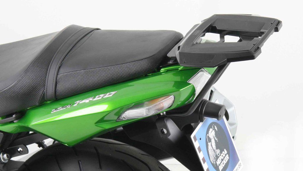 Hepco&Becker Top carrier Alurack black for Kawasaki ZZR1400 from 2012