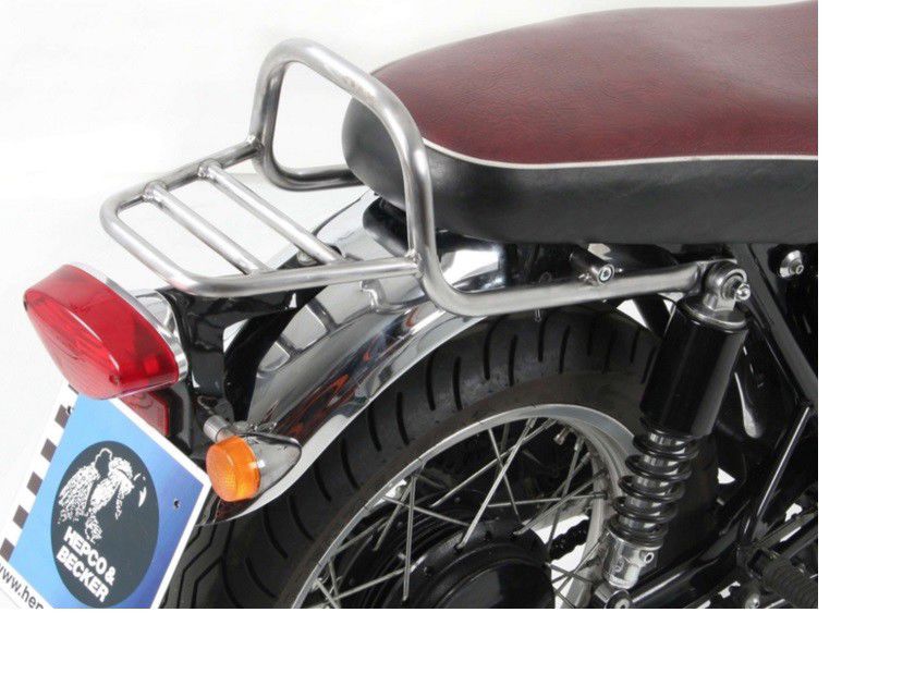 Hepco&Becker Top carrier chrome for Kawasaki W650/W800