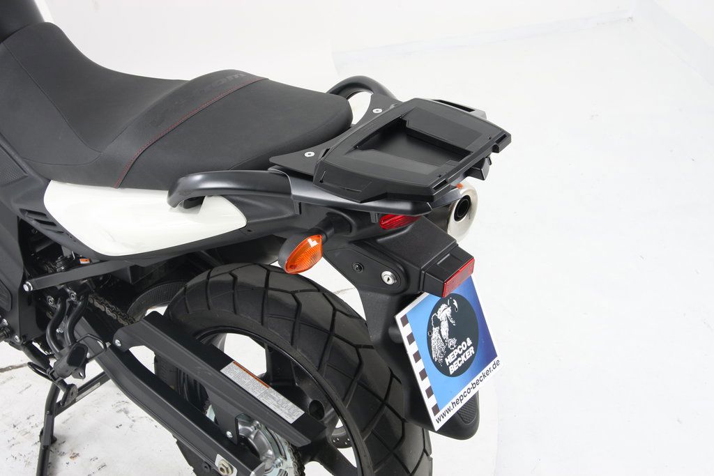 Hepco&Becker Top carrier Alurack black for Suzuki DL650 from 2012 to 2016