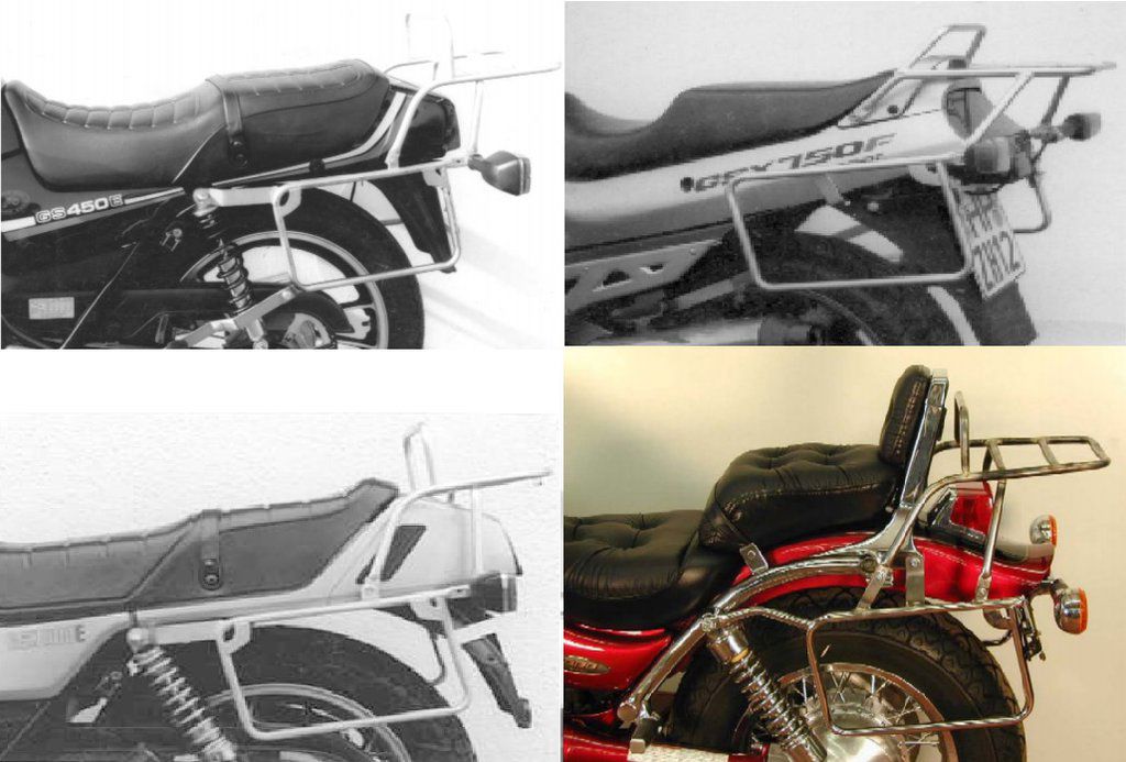 Hepco&Becker Top carrier chrome for Suzuki LS650 from 1989 to 1996-