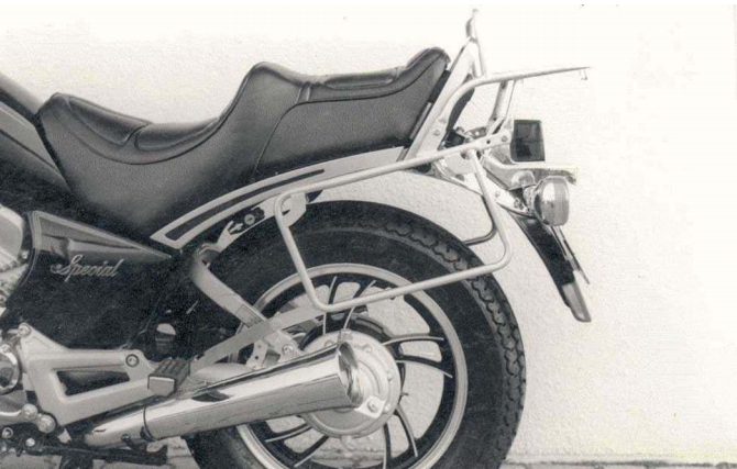 Hepco&Becker Top carrier chrome for Yamaha XVS 125 / 250