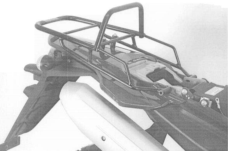 Hepco & Becker Top carrier black for Yamaha XT125 2005