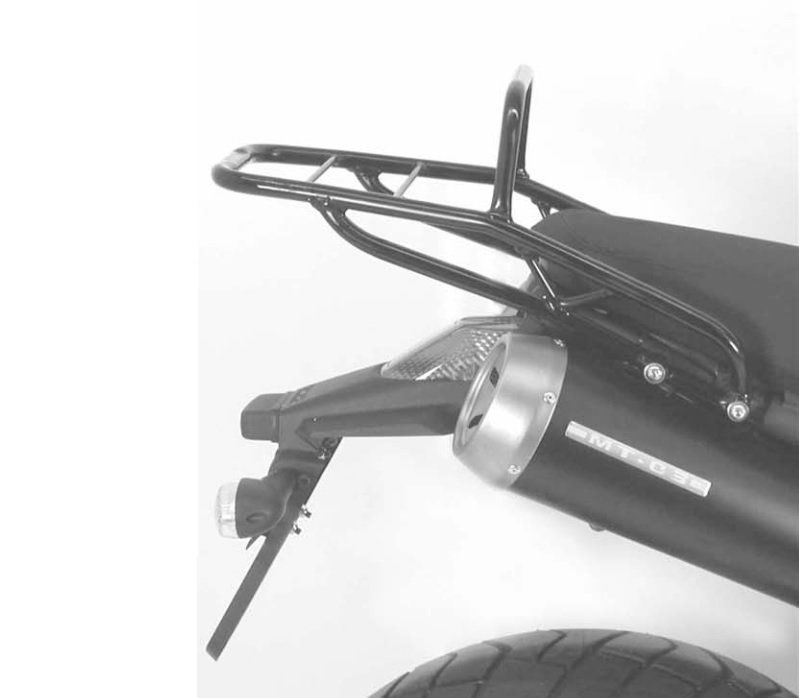 Hepco&Becker Top carrier black for Yamaha MT03 from 2006