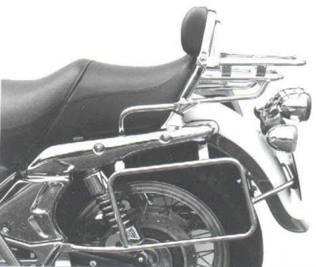 Hepco&Becker Top carrier chrome for Moto Guzzi V 65 FLORIDA from 1992