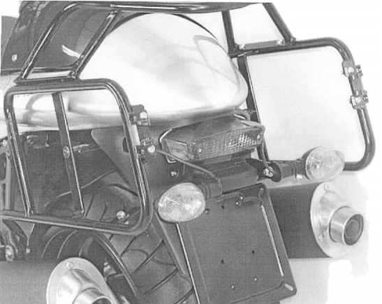 Hepco&Becker Top carrier chrome for Moto Guzzi CALIFORNIA 1100 EVOLUTION from 2001