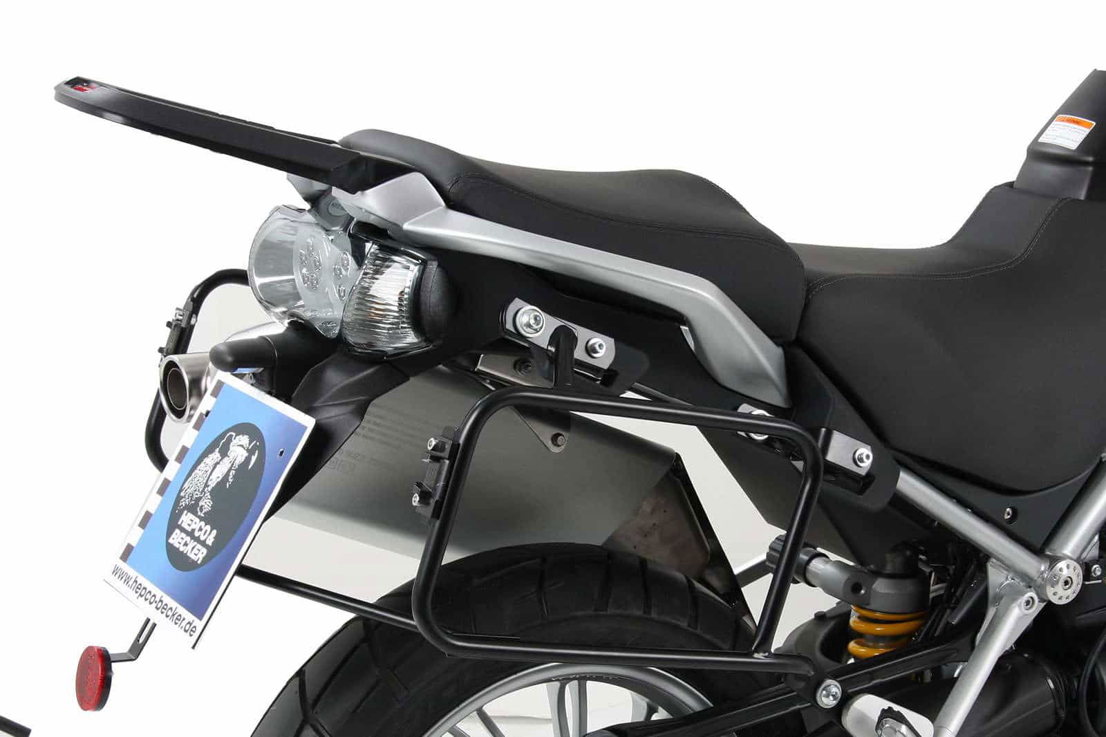 Hepco & Becker Luggage Rack Lock to it black Moto Guzzi STELVIO from 2008 to 2012 / NTX1200
