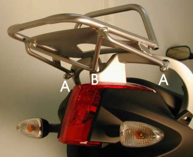 Hepco & Becker Top carrier black for BMW F800S from 2006