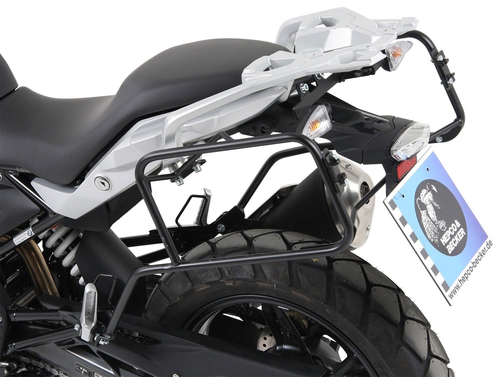 Hepco & Becker Luggage Rack Lock for black BMW G310GS from 2020