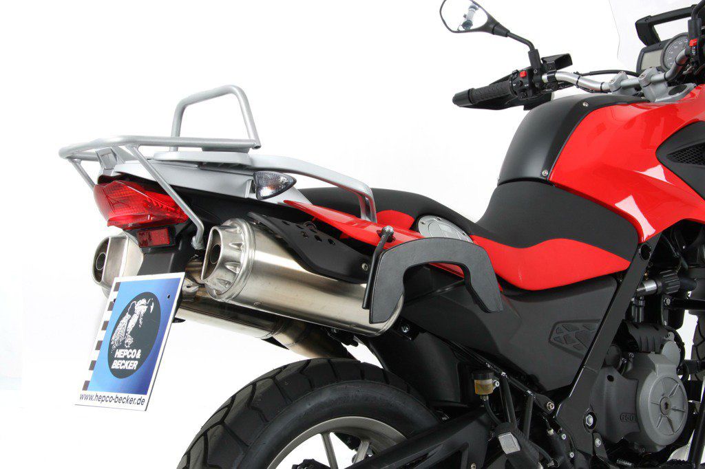 Hepco&Becker Top carrier silver for BMW G650GS/Sertao from 2011