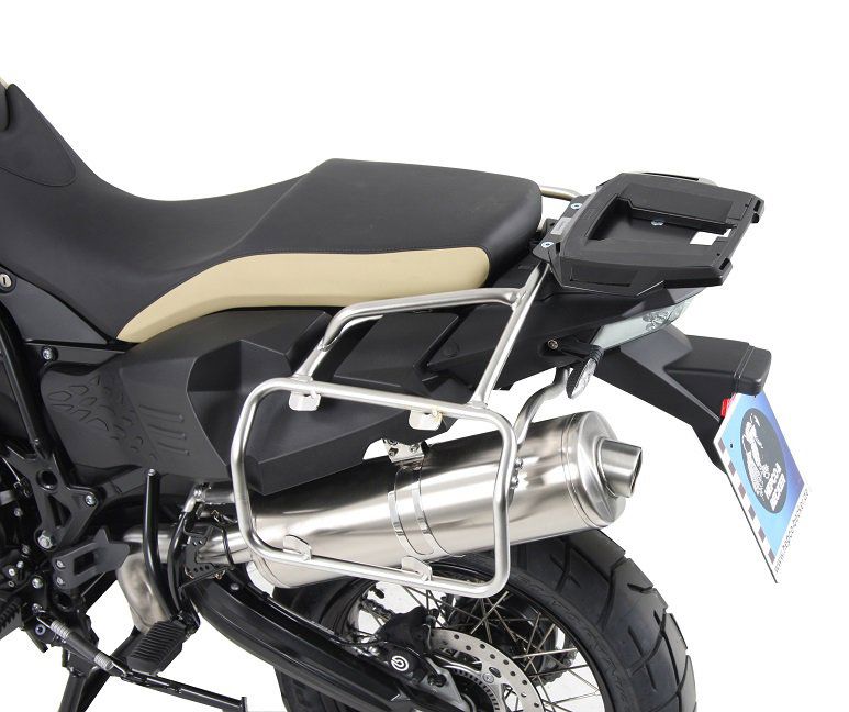 Hepco&Becker Top carrier Alurack black for BMW F800GS Adventure from 2013 to 2018