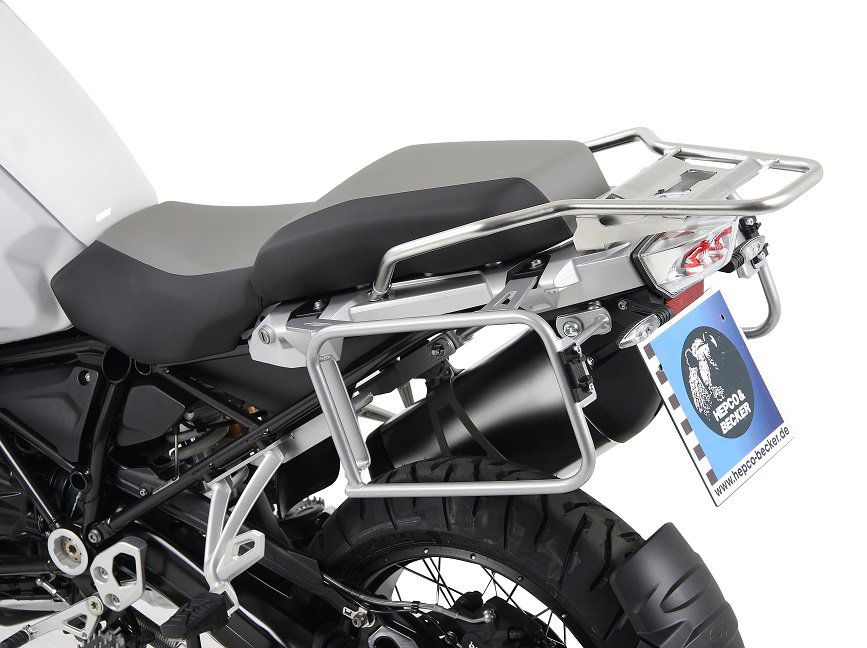 Hepco & Becker Luggage Rack Lock to it silver BMW R1200GS LC Adventure from 2014 to 2016