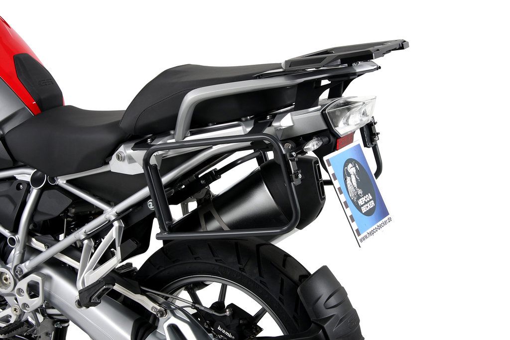 Hepco&Becker Top carrier Alurack black for BMW R1200GS LC Adventure from 2014 to 2018