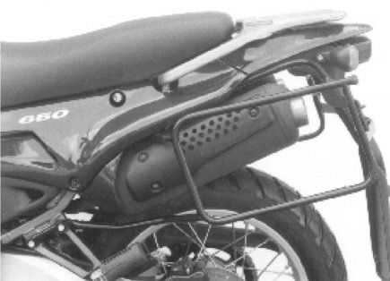 Hepco & Becker Top carrier black for Triumph SPEED TRIPLE 900 from 1994 to 1996 / Daytona 900