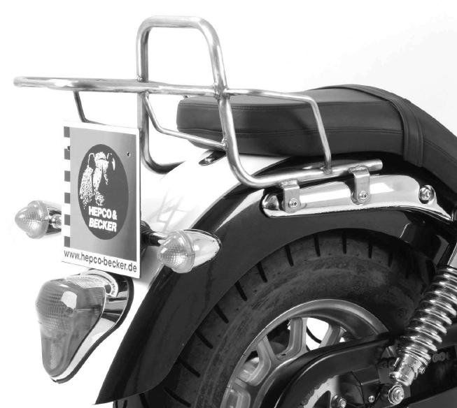 Hepco&Becker Top carrier chrome for Triumph Speedmaster up to 2010