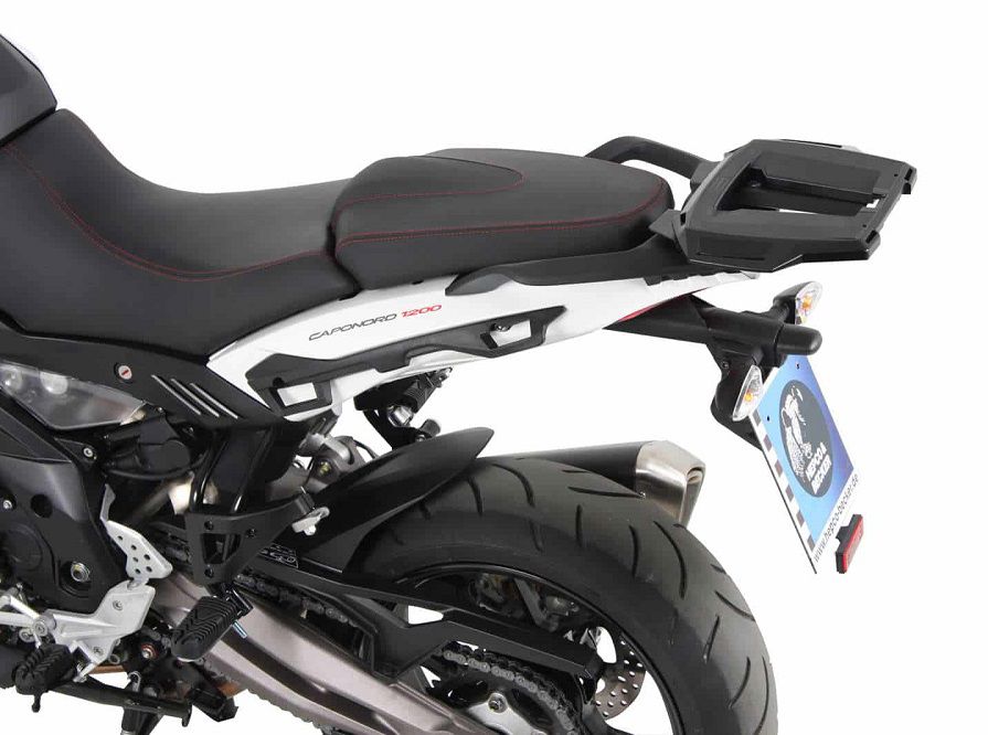 Hepco&Becker Top carrier Alurack black for Aprilia Caponord 1200 from 2013 to 2016