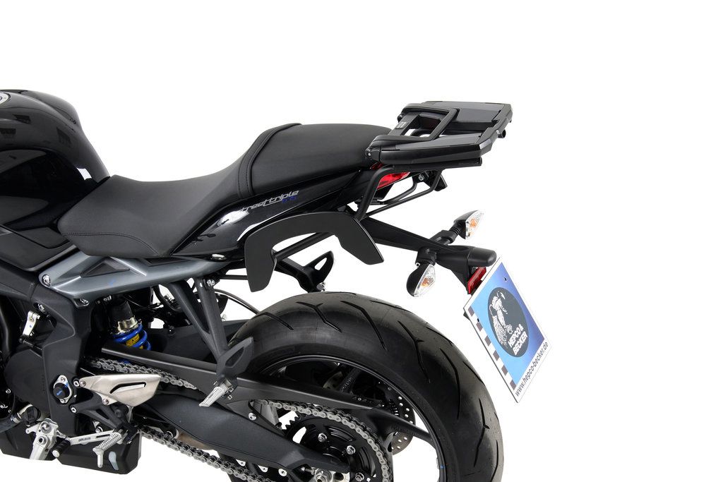 Hepco&Becker Top carrier Alurack black for Triumph Street Triple 675/ R 2013