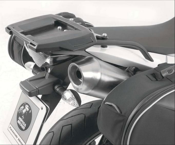 Hepco&Becker Top carrier Alurack black for KTM 990 Supermoto/ R