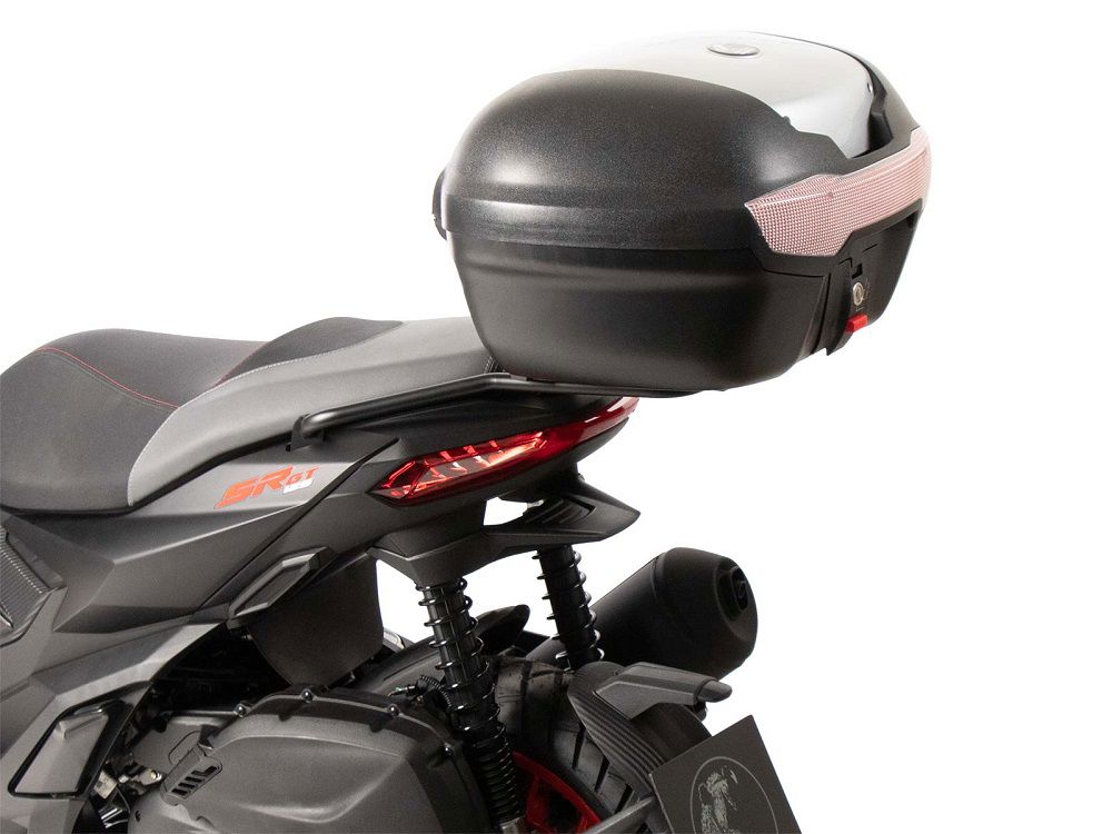 Hepco&Becker Top case TC40 Journey silver incl. carrier for Aprilia SR GT 125/200/SPORT from 2022