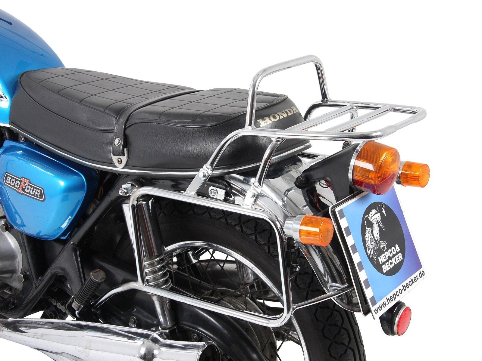 Hepco & Becker Chrome Luggage Rack Honda CB500 FOUR