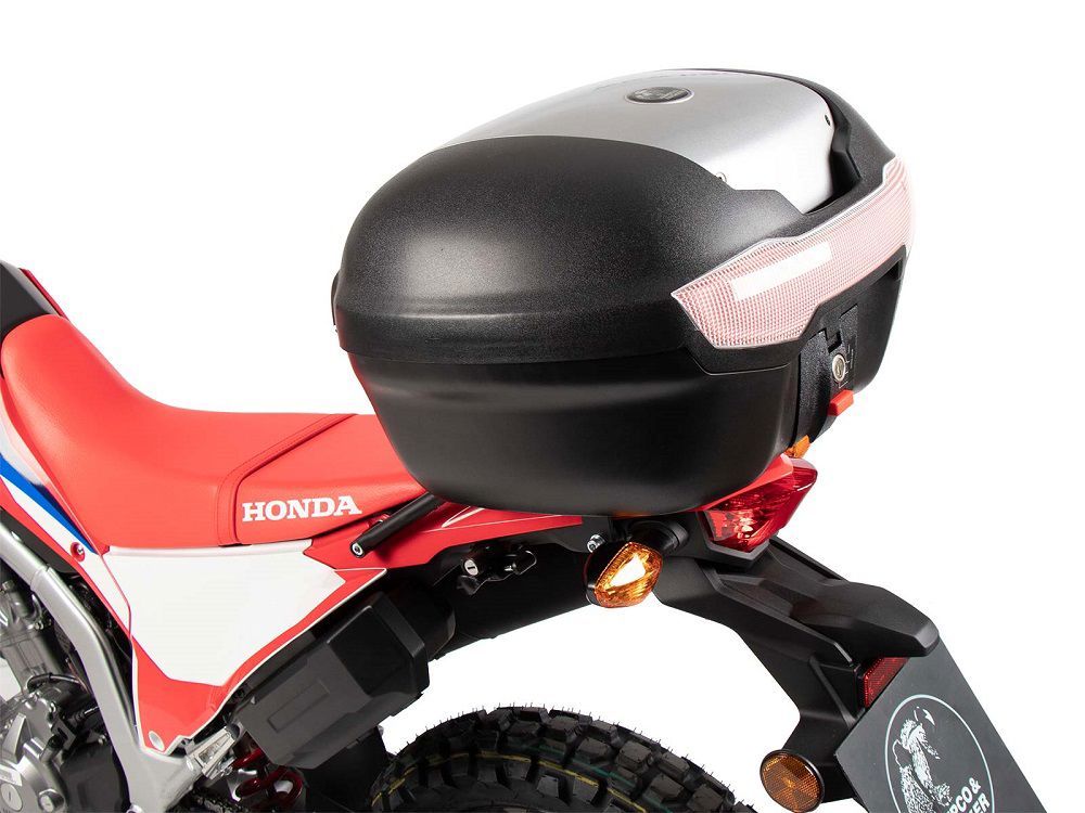 Hepco&Becker Top case set rack + TC40 top case silver lid for Honda CRF300 Rally from 2021