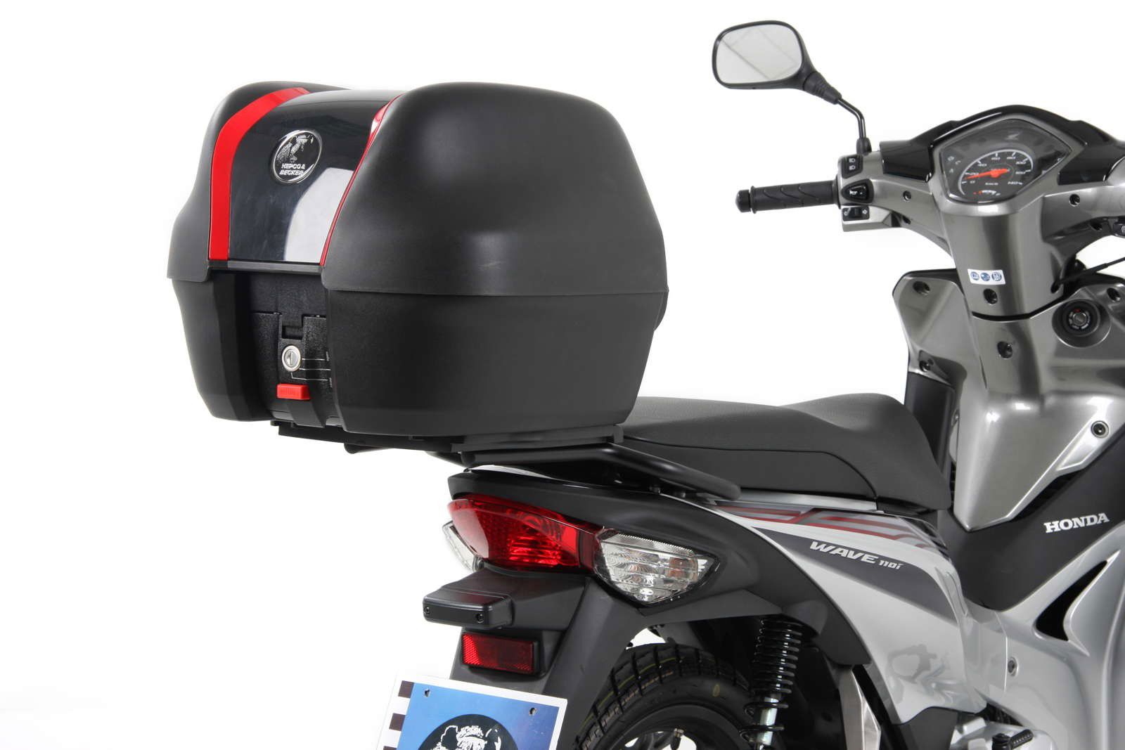 Hepco&Becker Top carrier black for Honda WAVE 110i including TC30 journey