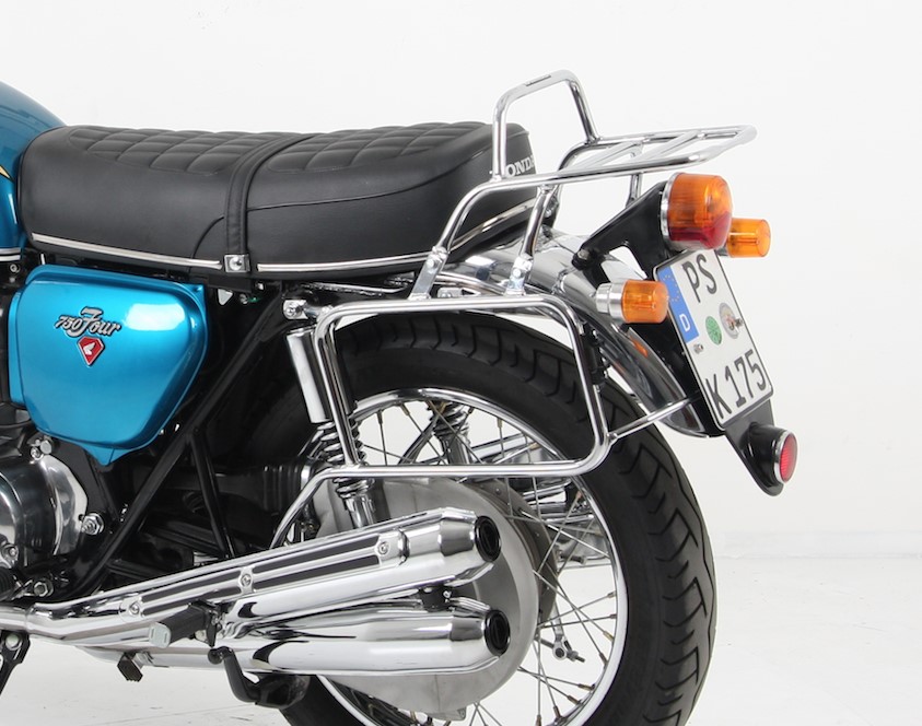Hepco & Becker Chrome Luggage Rack Honda CB750 Four from 1970 to 76
