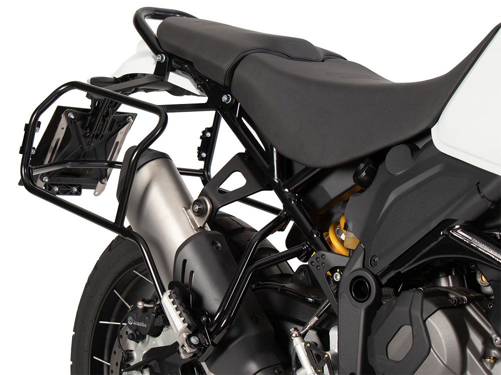 Hepco & Becker Black Cutout Luggage Rack Ducati DesertX from 2022