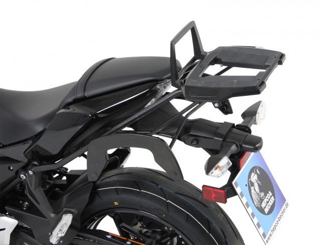 Hepco&Becker Top carrier Alurack black for Kawasaki NINJA 650 from 2017