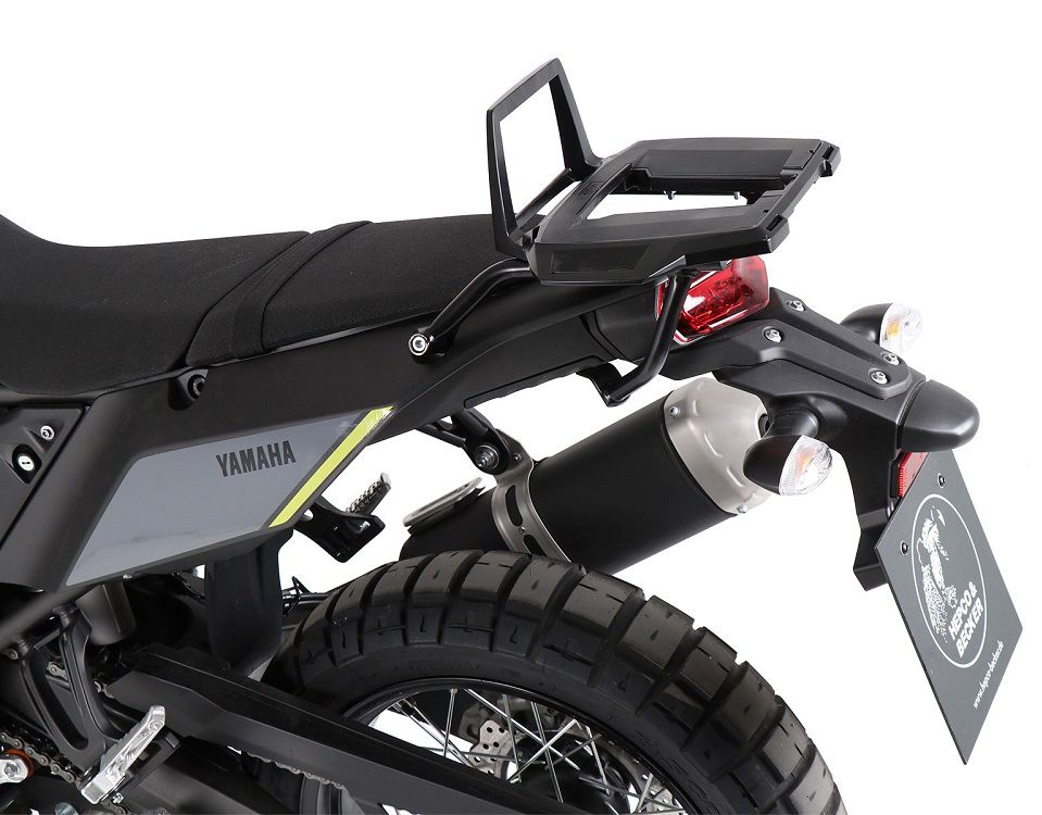 Hepco&Becker Top carrier Alurack black for Yamaha XT700Z Tenere from 2019 / Rally from 2020