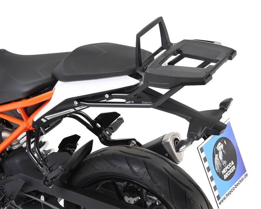 Hepco&Becker Top carrier Alurack black for KTM 390 Duke from 2017