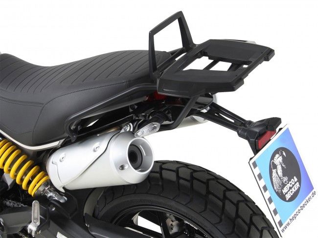 Hepco&Becker Top carrier Alurack black for Ducati Scrambler 1100 / Special / Sport from 2018