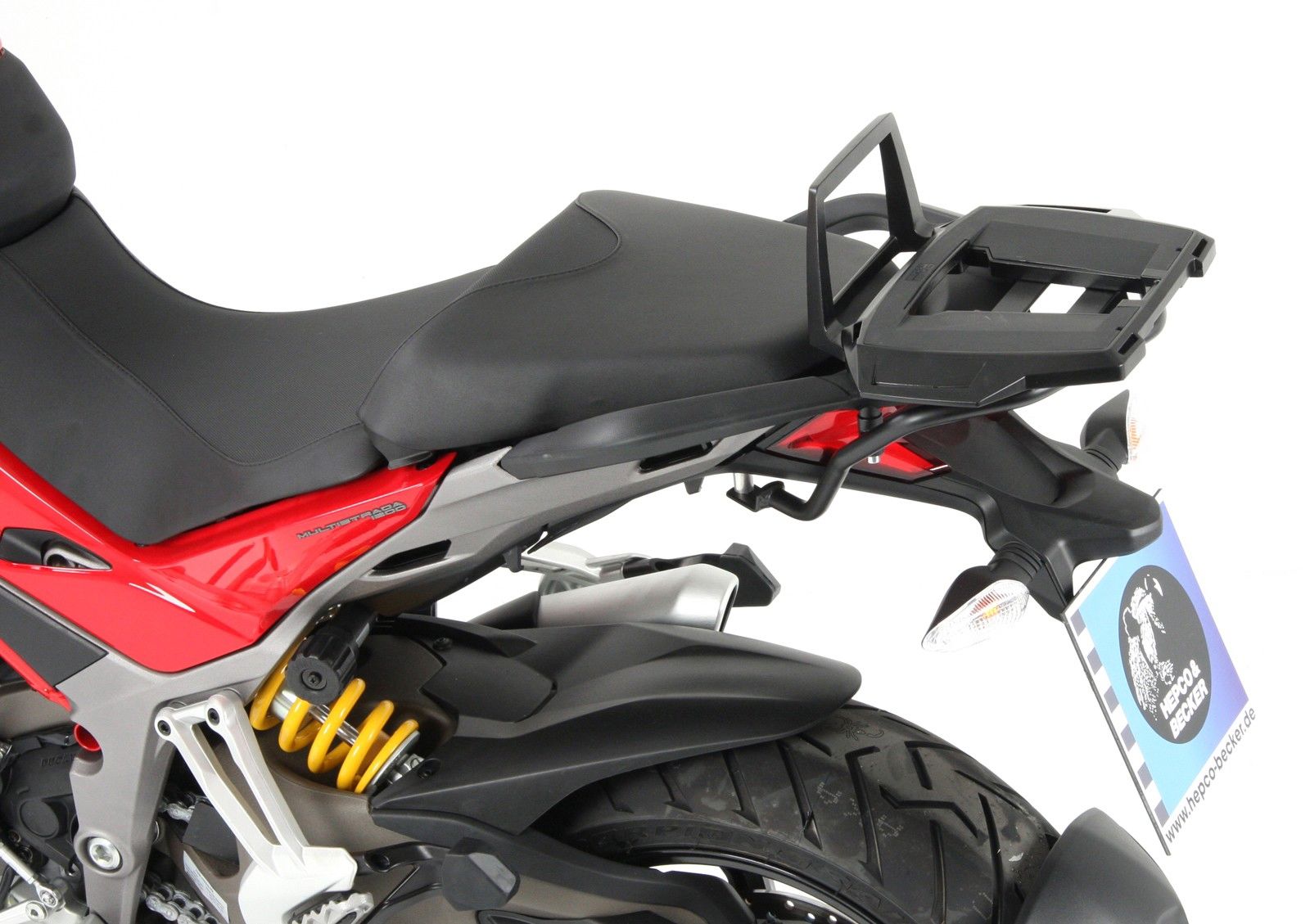 Hepco&Becker Top carrier Alurack black for Ducati Multistrada 1260 from 2018