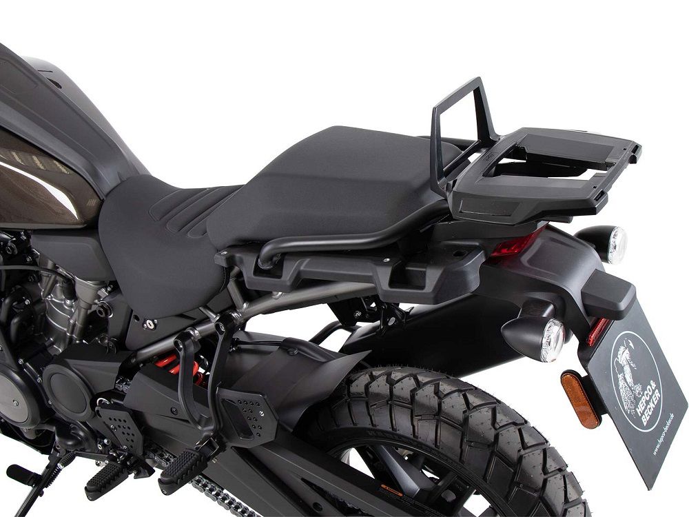 Hepco&Becker Top carrier Alurack black for Harley Davidson Pan America from 2020