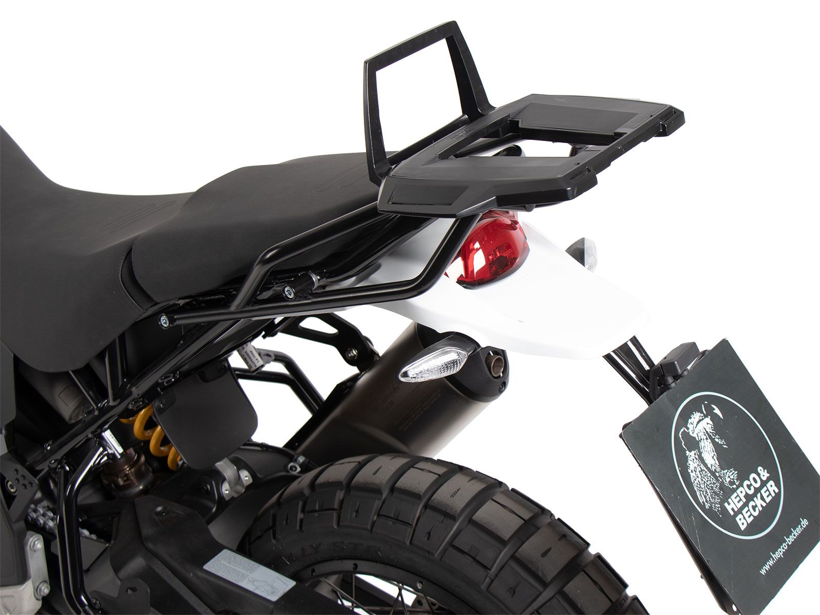 Hepco&Becker Top carrier Alurack black for Ducati DesertX from 2022