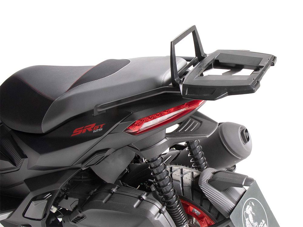 Hepco&Becker Top carrier Alurack black for Aprilia SR GT 125/200/SPORT from 2022
