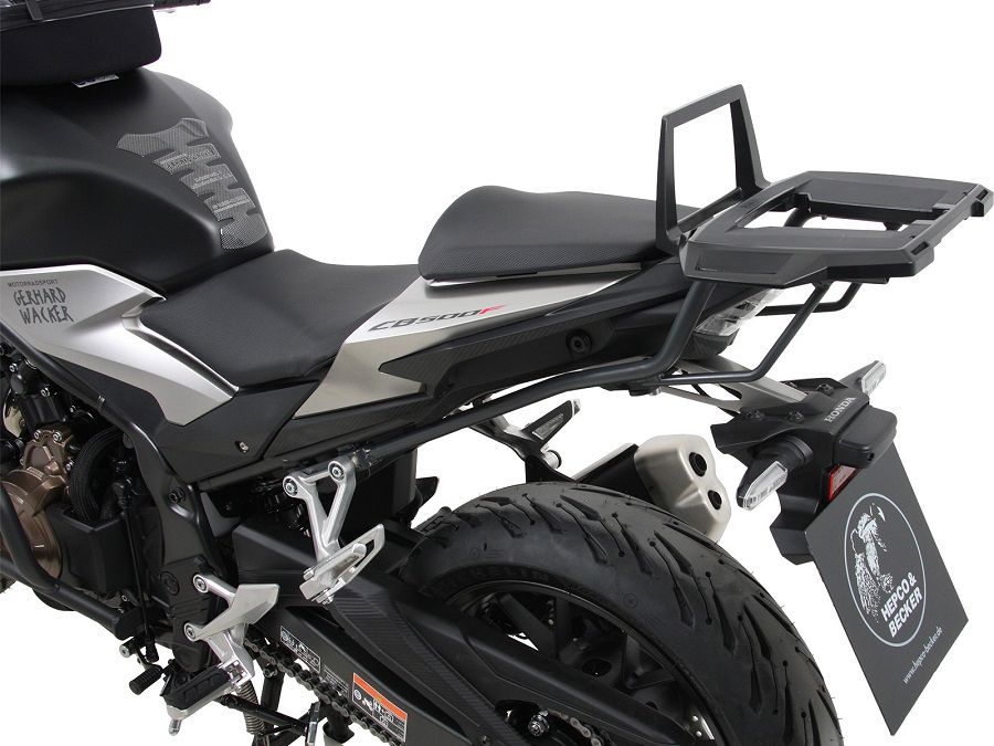 Hepco&Becker Top carrier Alurack anthracite for Honda CB500F from 2019 to 2023