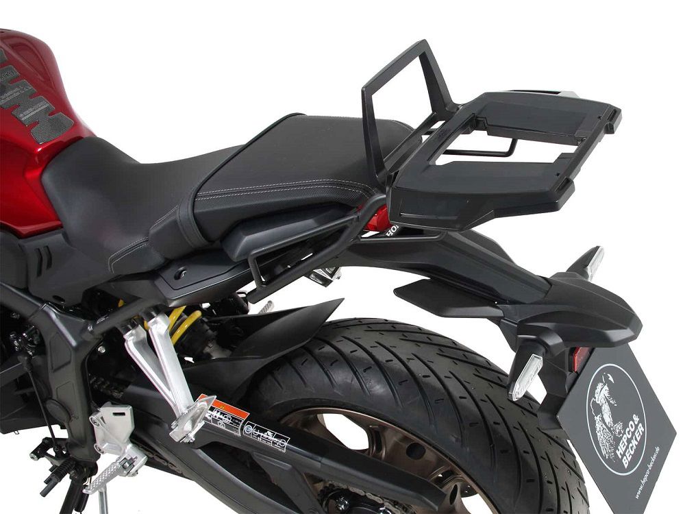Hepco&Becker Top carrier Alurack black for Honda CBR650R from 2019 to 2020