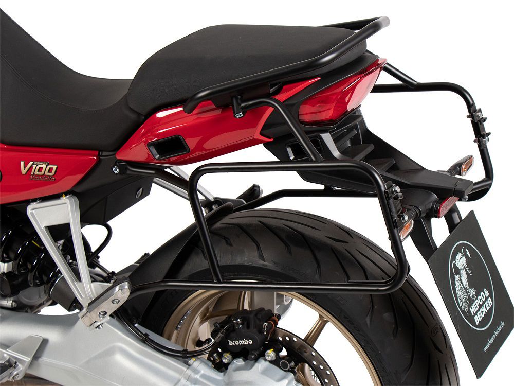 Hepco & Becker Black Luggage Rack Moto Guzzi V100 Mandello / S from 2022
