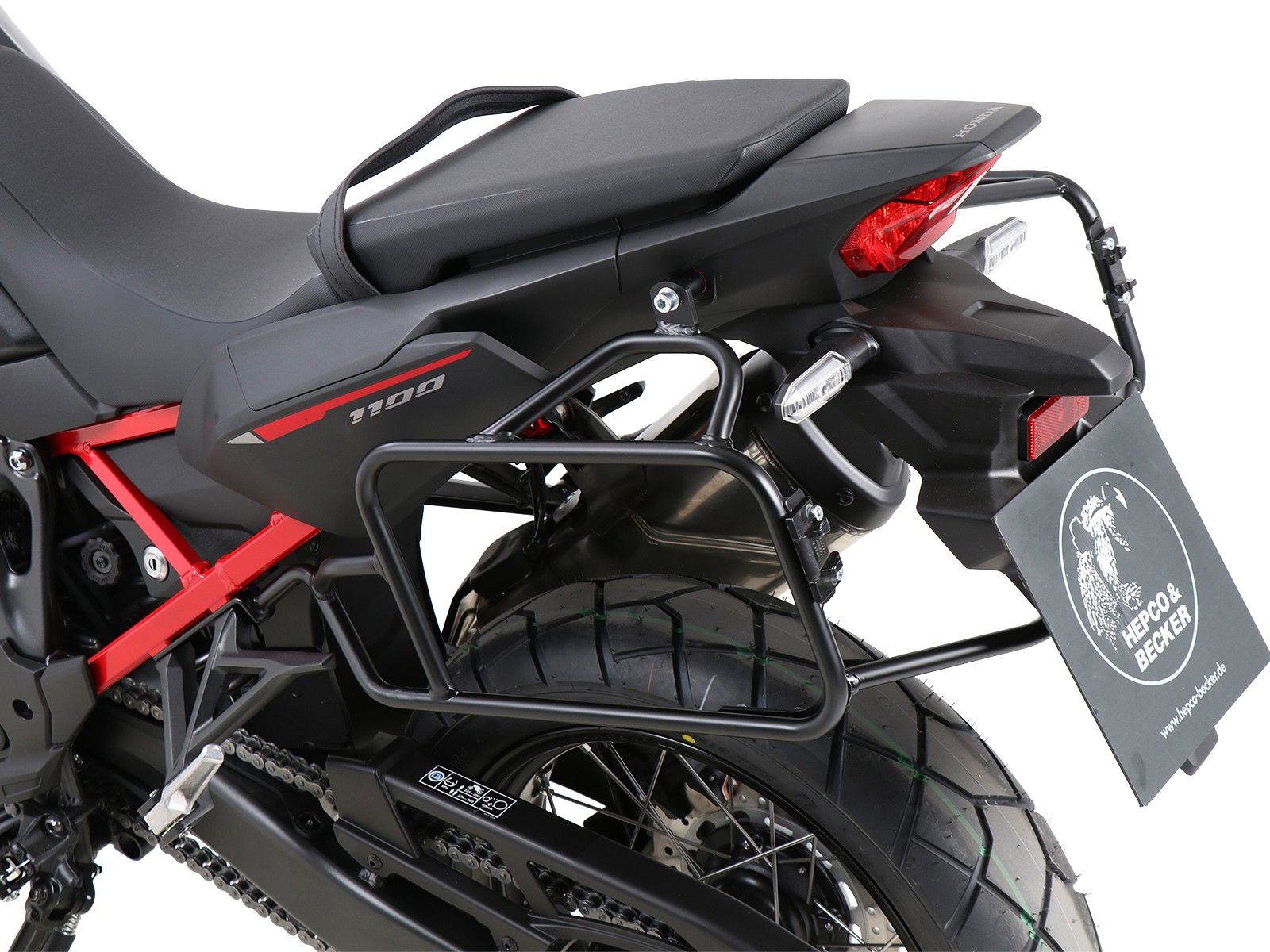 Hepco & Becker Black Luggage Rack Honda CRF1100L Africa Twin from 2020 to 2023