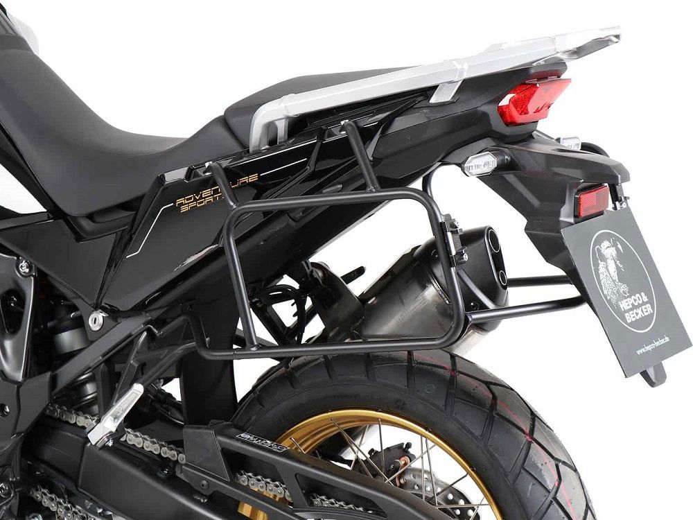 Hepco & Becker Black Luggage Rack Honda CRF1100L Africa Twin Adventure Sports from 2020 to 2023
